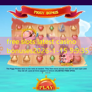 free slots latest casino bonuses